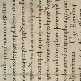 Charter fragment 1