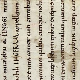 Charter fragment 1