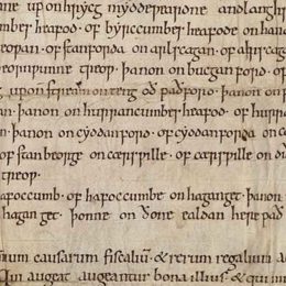 Charter fragment 1