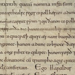 Charter fragment 4