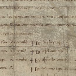 Charter fragment 1