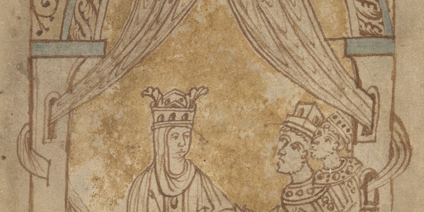 Queen Emma receives the Encomium Emmae Reginae